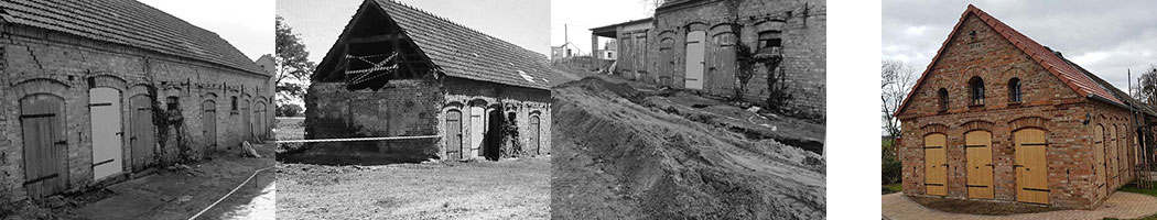 Haus 2 in Altlewin - vor und nach der Sanierung